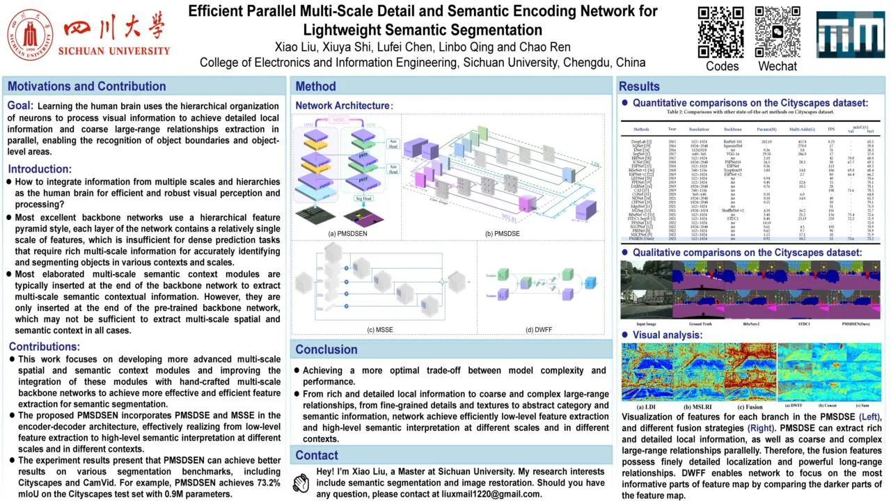 Efficient Parallel Multi-Scale Detail and Semantic Encoding Network for Lightweight Semantic Segmentation